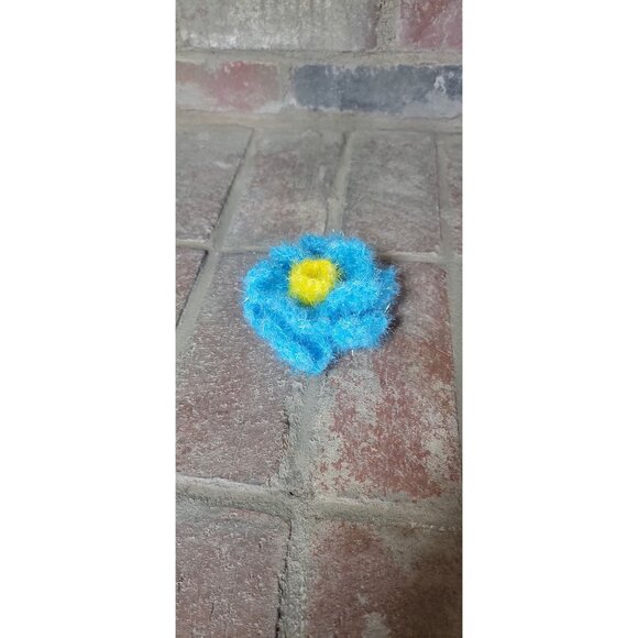 Blue and Yellow Flower Scrubby - Picture 3 of 9